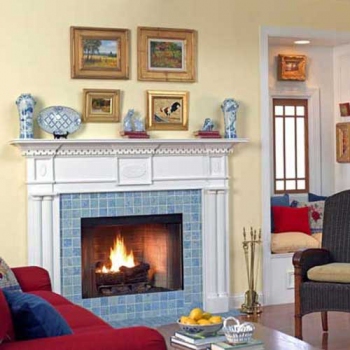 Colonial Fireplace Mantel and Surround