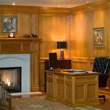 Executive Cherry Wood Wall Paneling