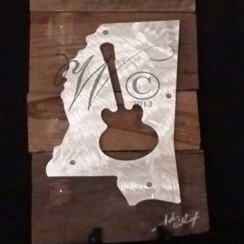 Mississippi Music Metal & Reclaimed Wood Art Mississippi Music Metal & Reclaimed Wood Art