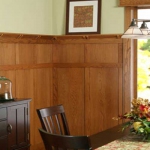 Frank Lloyd Wright Oak Wood Wall Paneling