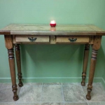Hall Table with Turned Legs