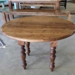 Round Table with Turned Legs, Custom