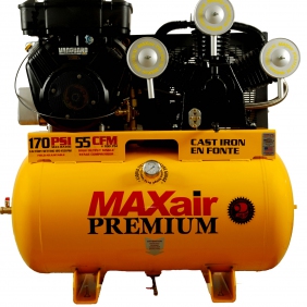 MaxAir 18hp Vanguard V-Twin Electric Start Air Compressor MaxAir 18hp Vanguard V-Twin Electric Start Air Compressor