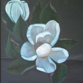 Magnolia Oil Painting Magnolia Oil Painting