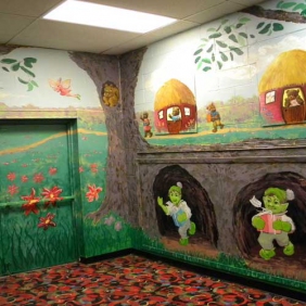 Metro Bowling Alley Mural Metro Bowling Alley Mural