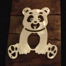 Teddy Bear Metal & Reclaimed Wood Art Teddy Bear Metal & Reclaimed Wood Art