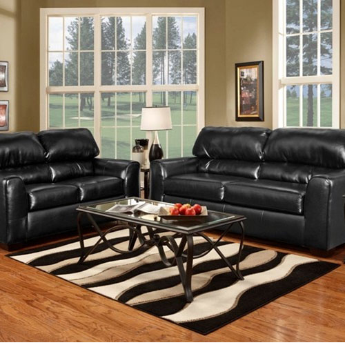 Living Room Set, Firenza Black