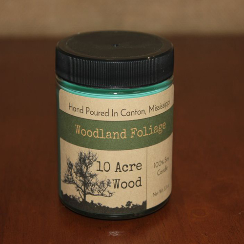 Woodland Foliage Hand Poured Soy Candle