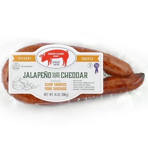 Jalapeno and Cheddar Hickory Smoked Sausage