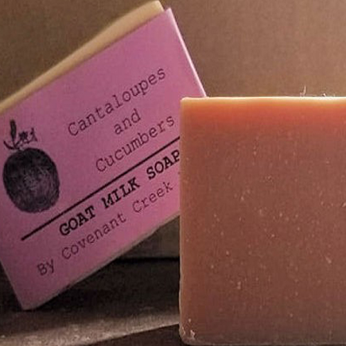Cantaloupes and Cucumbers Goat Milk Soap