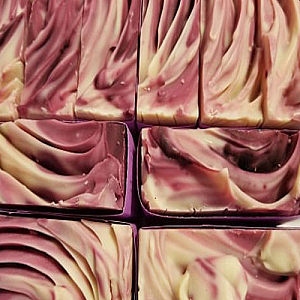 Raspberries & Creme Goat Milk Soap