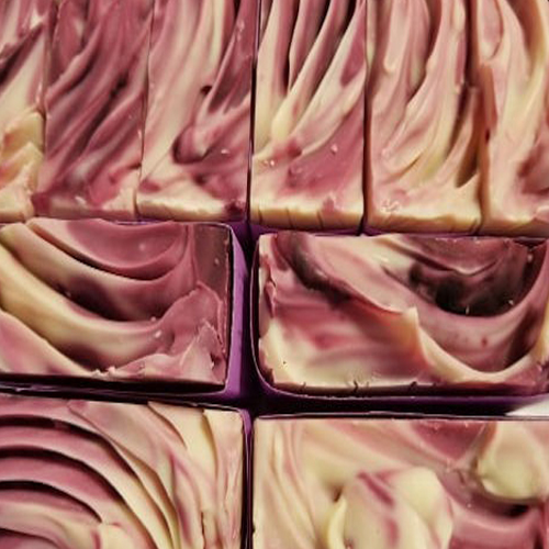 Raspberries & Creme Goat Milk Soap