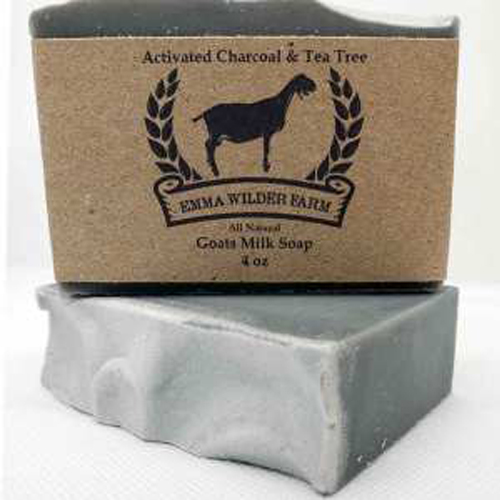 Activated Charcoal & Tea Tree Oil Goat Milk Soap