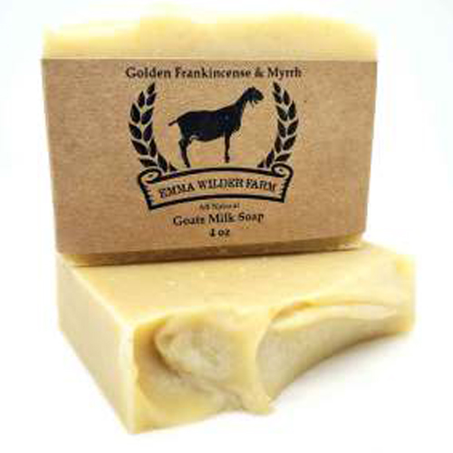Golden Frankincense & Myrrh Goat Milk Soap