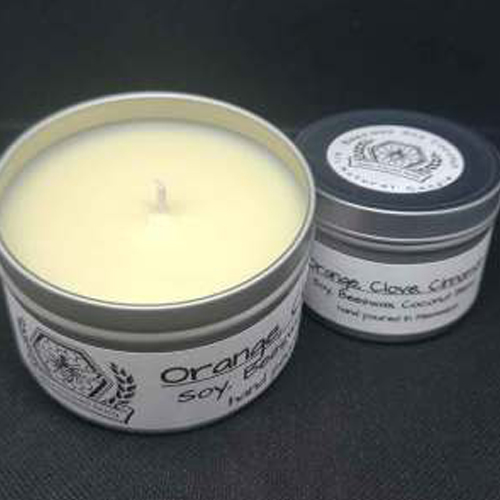 Orange Clove & Cinnamon All Natural Candle