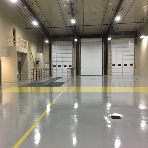 Niser 7000 Series Epoxy Mortar System in heavy-duty automotive maintenance facility