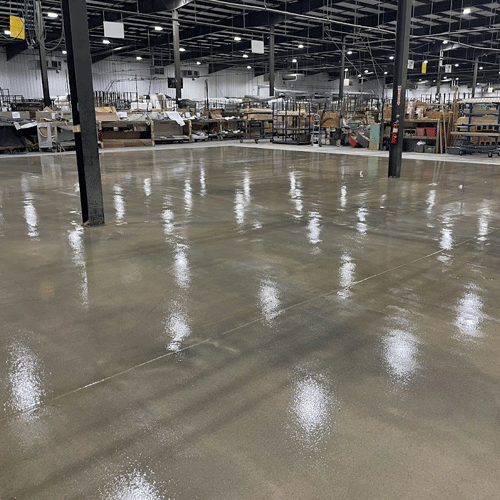 Concrete Series, Niser Epoxy Mortar System in manufacturing facility