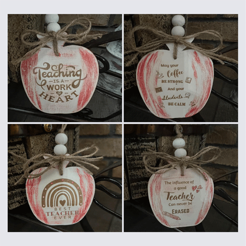Teacher Ornaments, Custom