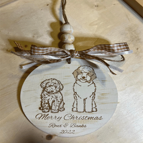 Dogs Ornament, Custom