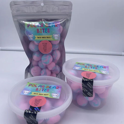 Cotton Candy Taffy Freeze-Dried Candy