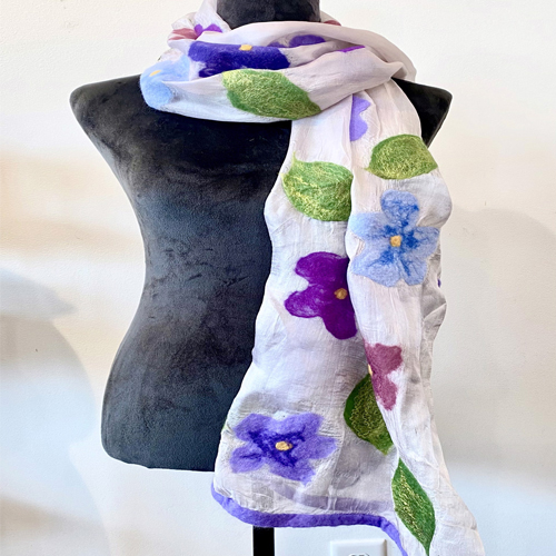 Colorful Flower Scarf