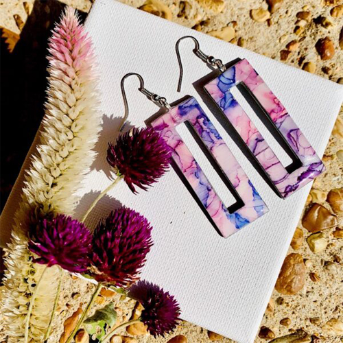 Earrings, Brandiva Art