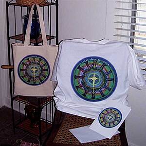Circle Unbroken Bags and T-Shirts