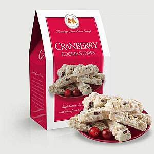 Cranberry Cookie Straws