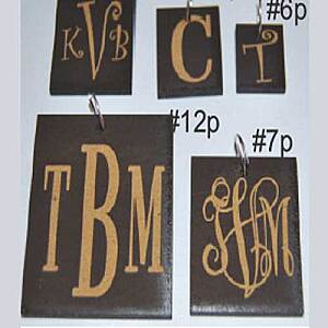 Dark Wood Pendant Square
