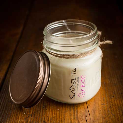 Mason Jar Soy Candle
