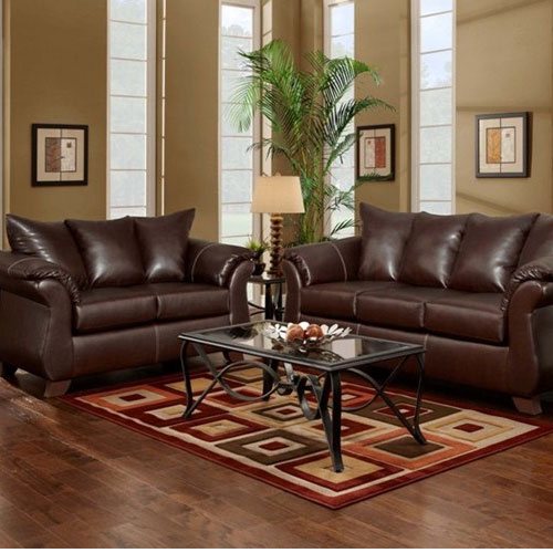 Sofa and Loveseat, Taos Mahogany