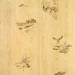 Duck and Deer Rustic Paneling