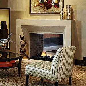 Metri Lightweight Cast Stone Mantel Surround