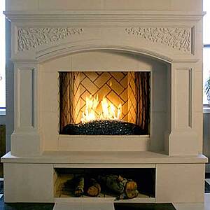 Palladian Stone Mantel