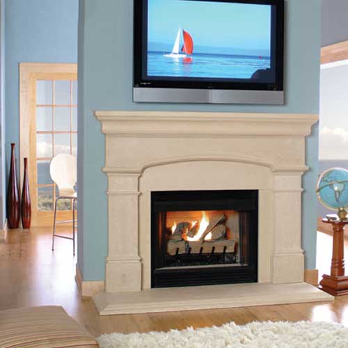 Vanderbilt Stone Mantel Surround