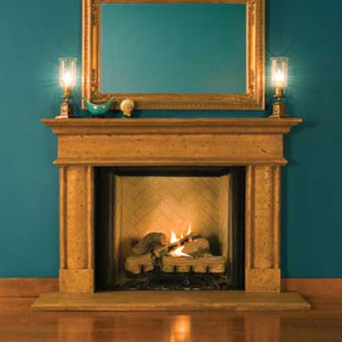 Villanova Carved Stone Mantel Surround