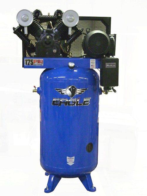 Eagle 7.5hp Upright Air Compressor with Mag Starter