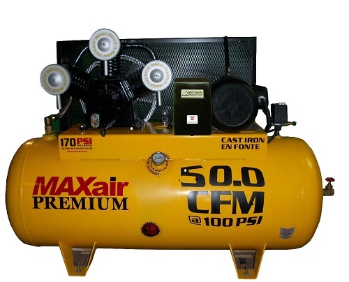 MaxAir 10hp Horizontal Single Phase Air Compressor
