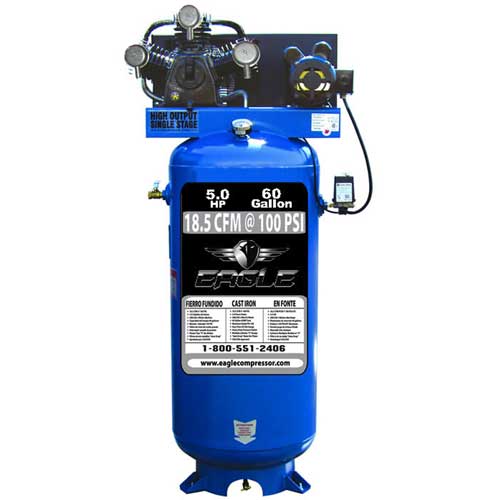 Eagle 5hp Upright Air Compressor