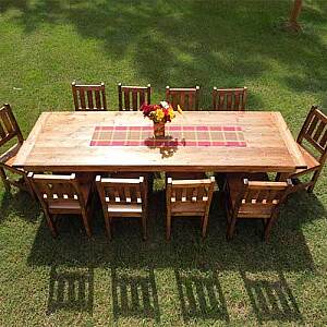 Custom Dining Table and Chairs
