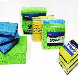 Cellulose Sponges, Green or Yellow
