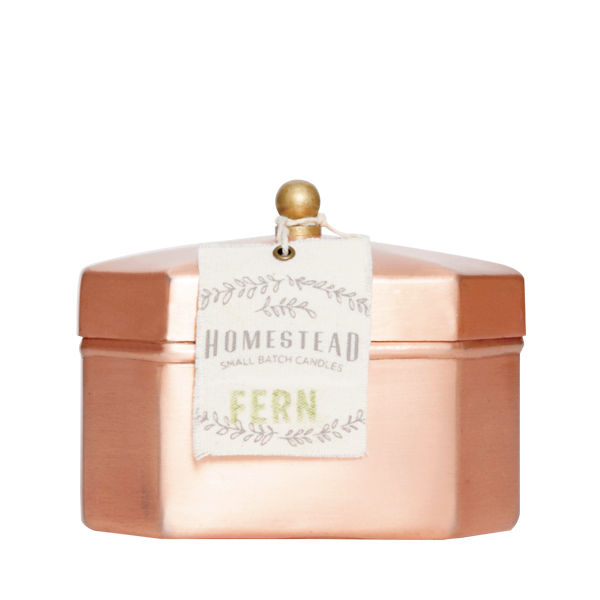 Fern Homestead Octagon Tea Tin