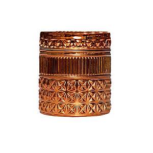 Dark Vanilla & Sandalwood Gilded Muse Faceted Jar