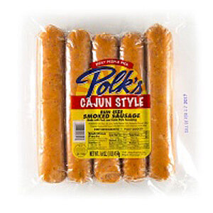 Cajun Sausage Dog, 5/1, Polk's