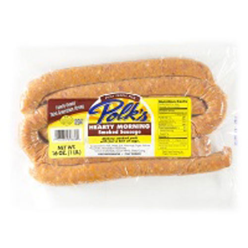 Polk's Premium Hearty Morning Rope Sausage, 1 lb.
