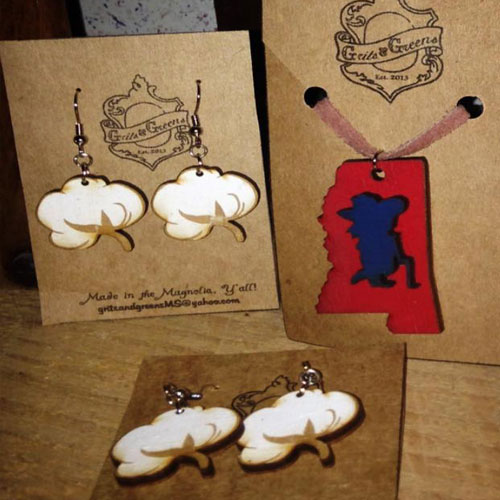 Cotton Boll and Ole Miss