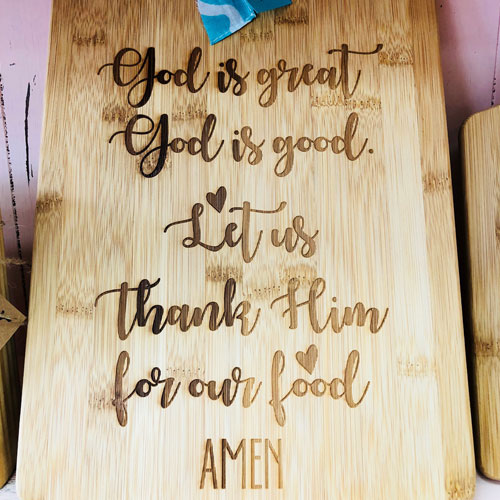 Cutting Board Blessing