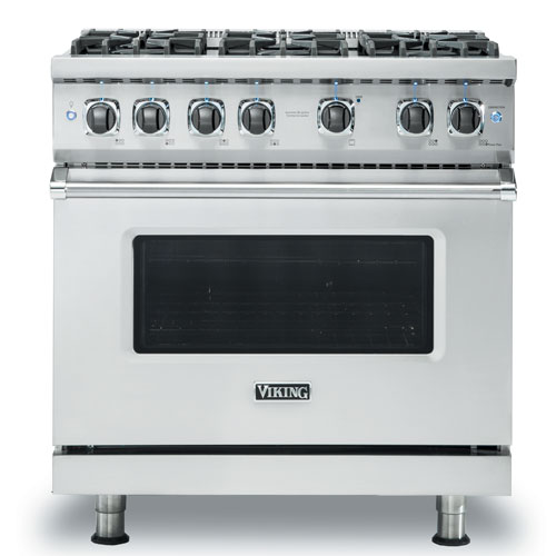 Gas Range, Viking Range 36" 5 Series VGR5366B