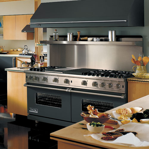 Viking 60" Gas Range Griddle, Graphite Gray Glam