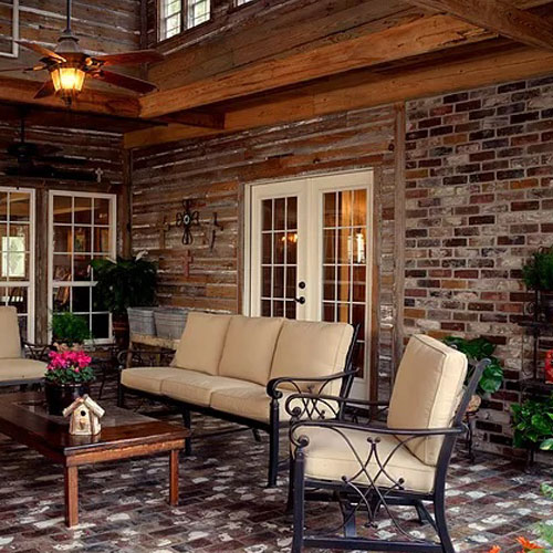 Brick Wall and Patio Floor, Portstone Thin Brick